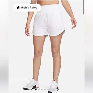 Like New Nike Women's Dri-FIT Ultra High-Waisted 3" Brief-Lined Shorts